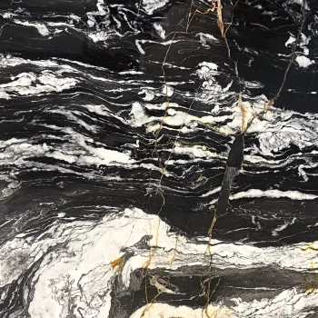 Golden Night Black and White